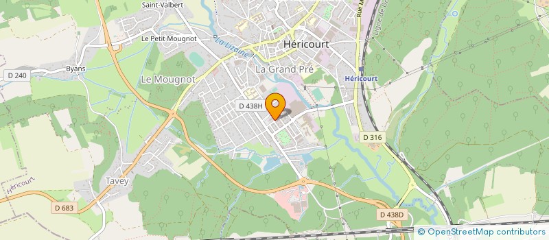 localisation de l'entreprise MOUTAUD CORREIA  HERICOURT