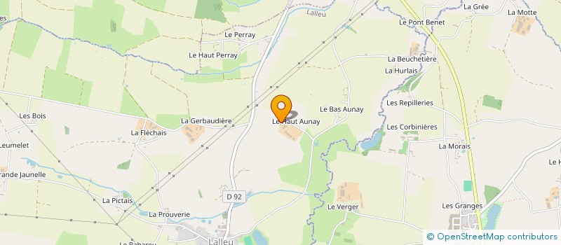 localisation de l'entreprise MOUTEL à LALLEU