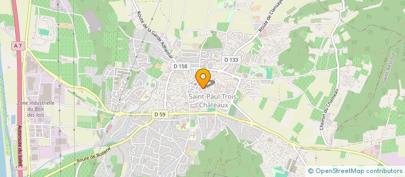 localisation de l'entreprise MOUTEL ET MOUTEL POULLAIN à SAINT-PAUL-TROIS-CHATEAUX