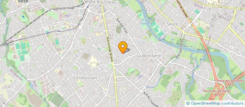 localisation de l'entreprise MOUTEL-MARIN  REZE