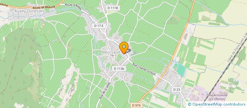 localisation de l'entreprise MOUTET à MEURSAULT