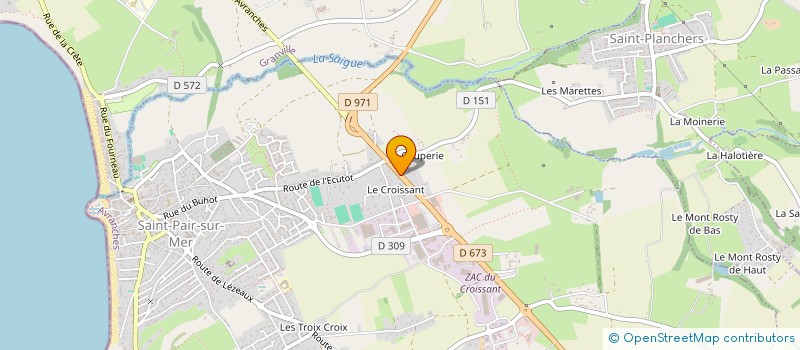 localisation de l'entreprise MOUTHS  SAINT-PAIR-SUR-MER