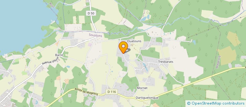 localisation de l'entreprise MOUTIC  SOUSTONS