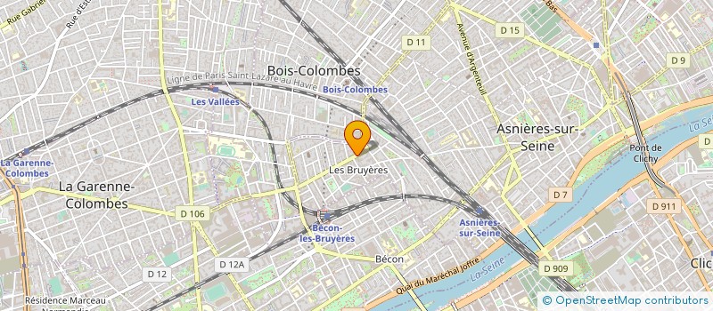 localisation de l'entreprise MOUTIEZ HALLER ARCHITECTURE  ASNIERES-SUR-SEINE