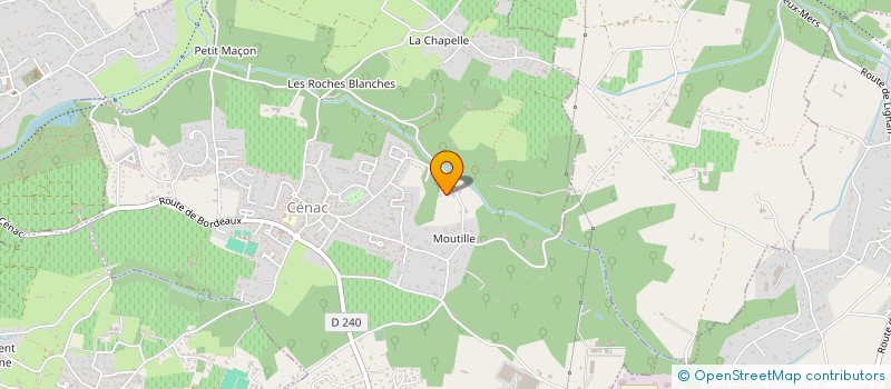 localisation de l'entreprise MOUTINARD  CENAC