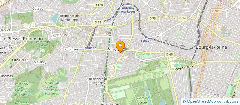 localisation de l'entreprise MOUTONNIER à SCEAUX