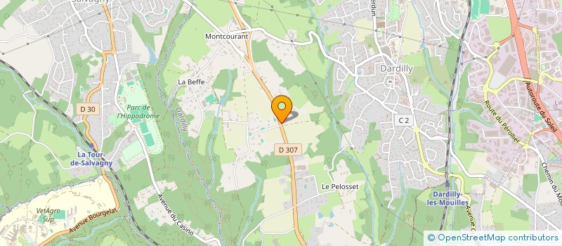 localisation de l'entreprise MOUTONS D'OR à GENAY