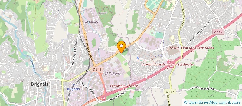 localisation de l'entreprise MOUTOT SAS à BRIGNAIS