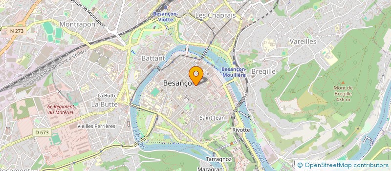 localisation de l'entreprise MOUTOU SUD à BESANCON