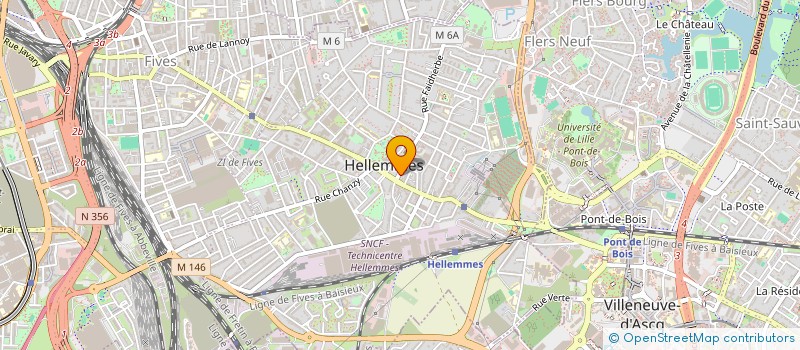 localisation de l'entreprise MOUTOURS à LILLE