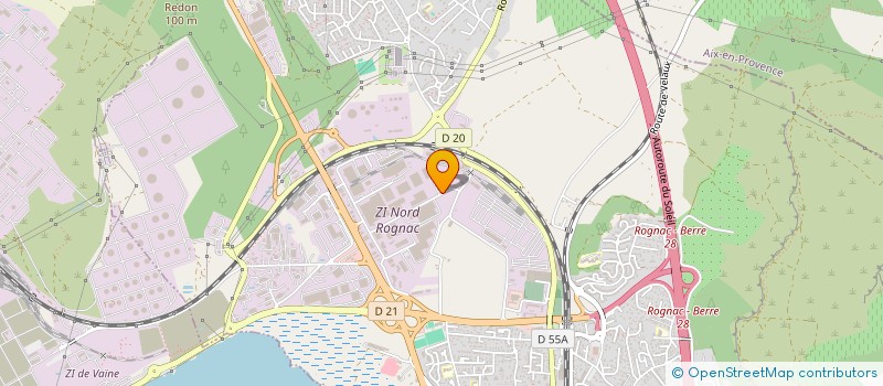 localisation de l'entreprise MOUTTE DISTRIBUTION à ROGNAC