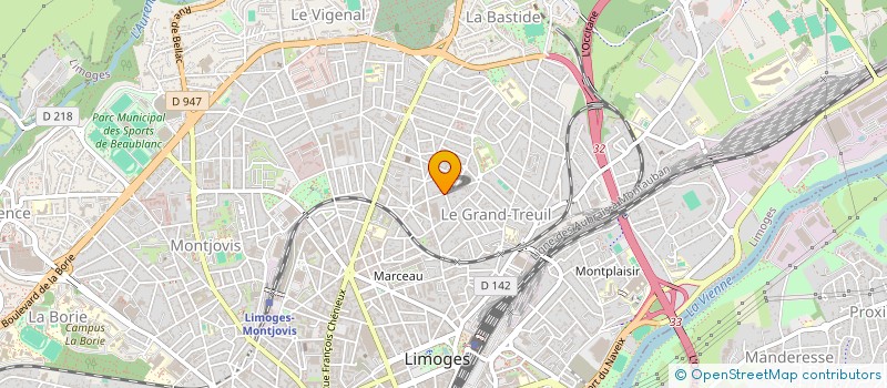 localisation de l'entreprise MOUV CONTRE RACISME & AMITIE ENTRE PEUPL à LIMOGES