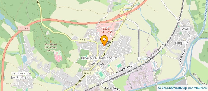 localisation de l'entreprise MOUV D'ORIENT  RIBECOURT-DRESLINCOURT