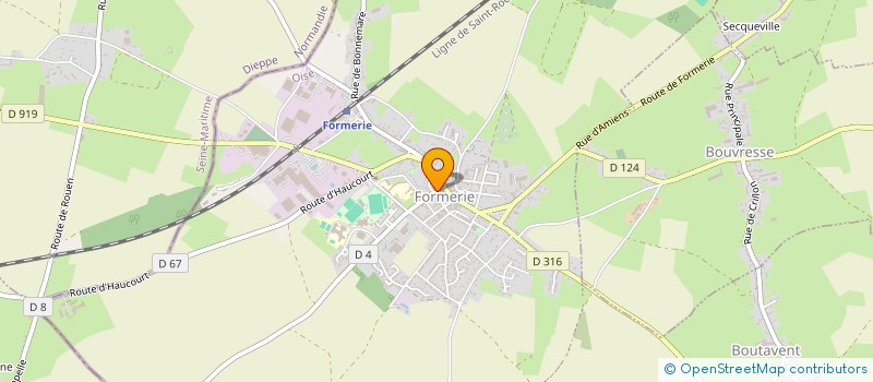localisation de l'entreprise MOUV'DANCE DE FORMERIE  FORMERIE