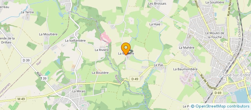 localisation de l'entreprise MOUV ENVERGURE à SUCE-SUR-ERDRE