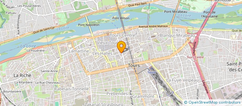 localisation de l'entreprise MOUV'INVEST & CO à TOURS
