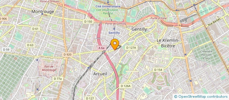 localisation de l'entreprise MOUV JEUNE CATHOLIQUE FRANCE à GENTILLY