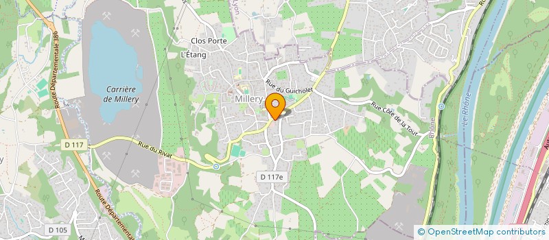 localisation de l'entreprise MOUV'UP  MILLERY