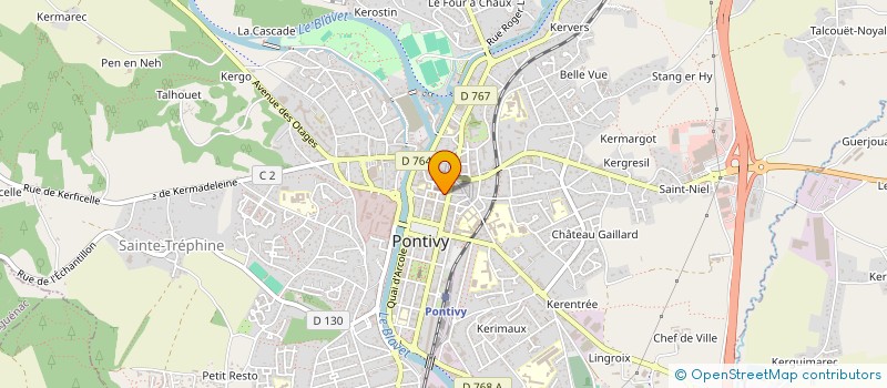 localisation de l'entreprise MOUVAN  PONTIVY