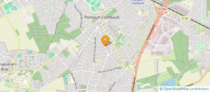localisation de l'entreprise MOUVANCE ET RESEAUX VILLAGES  PONTAULT-COMBAULT