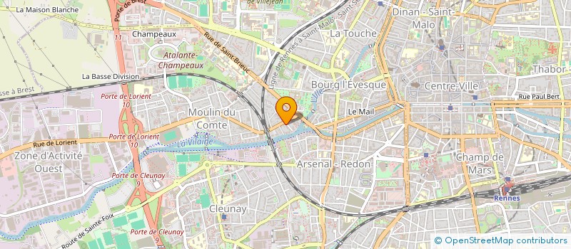 localisation de l'entreprise MOUVANCES à RENNES