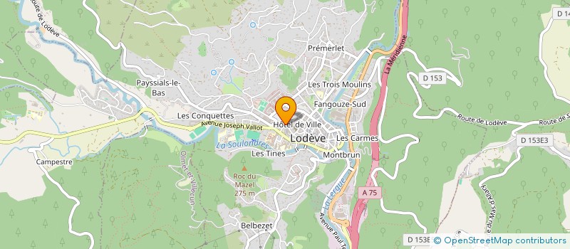 localisation de l'entreprise MOUVANCES à LODEVE