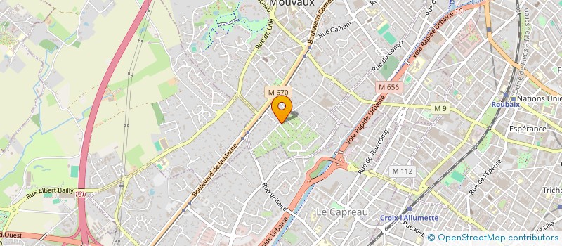 localisation de l'entreprise MOUVAUX FUTSAL CLUB  MOUVAUX