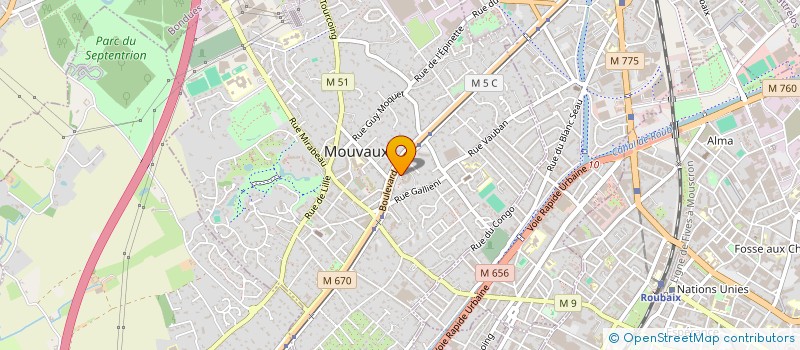 localisation de l'entreprise MOUVAUX-JUMELAGES à MOUVAUX