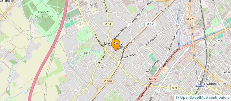 localisation de l'entreprise MOUVAUX MAESEN  MOUVAUX