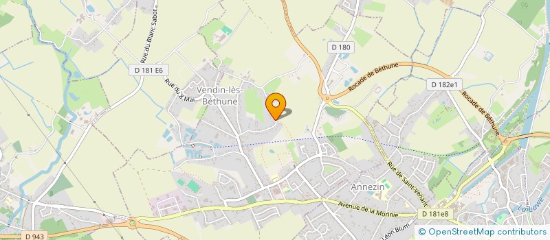 localisation de l'entreprise MOUVE & DANCES  VENDIN-LES-BETHUNE