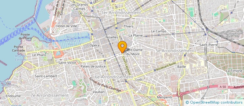 localisation de l'entreprise MOUVE DEFEN SOCIALE COMMERCANTS ARTISANS  MARSEILLE