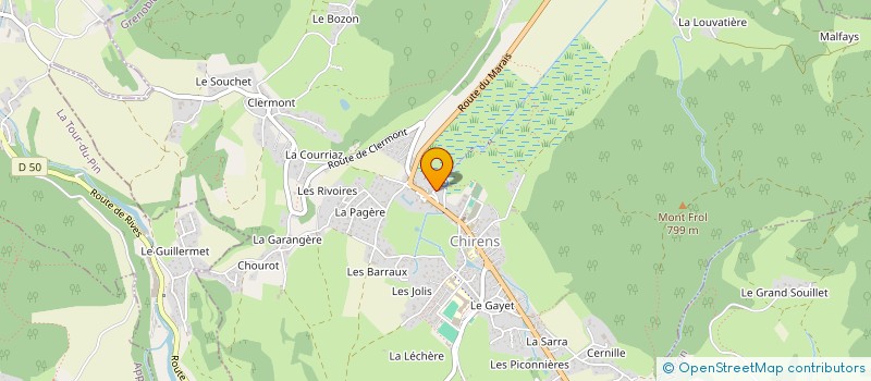 localisation de l'entreprise MOUVEMANT'  CHIRENS