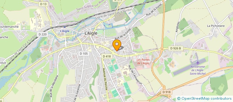 localisation de l'entreprise MOUVEMENT ADAPTE à L'AIGLE