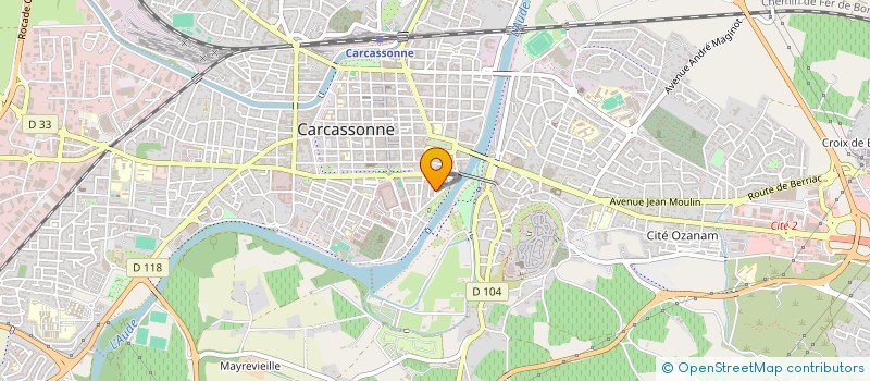 localisation de l'entreprise MOUVEMENT ASSOC INSERTION PAR L'ART  CARCASSONNE