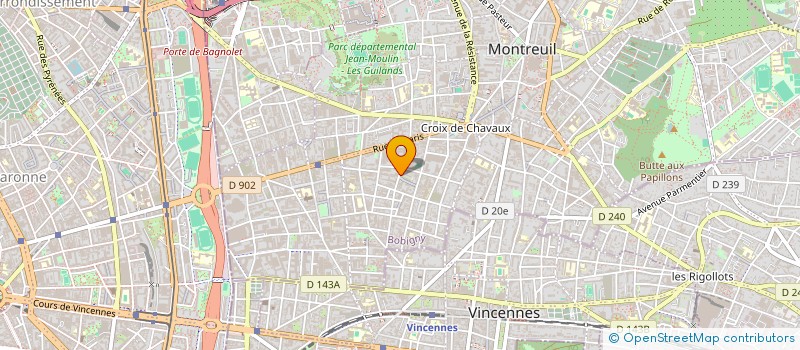 localisation de l'entreprise MOUVEMENT ATD QUART MONDE à MONTREUIL