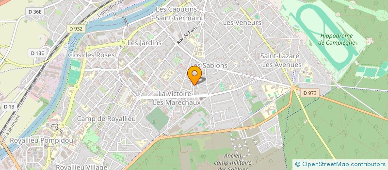 localisation de l'entreprise MOUVEMENT AUTHENTIQUE DES GRANDS NEOPHYTES  COMPIEGNE