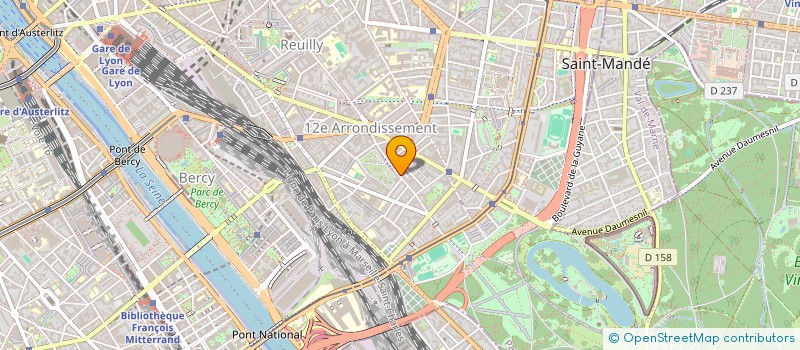 localisation de l'entreprise MOUVEMENT AUTONOME DE KARATE MAK  PARIS