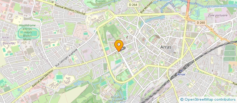 localisation de l'entreprise MOUVEMENT CHRETIEN DES RETRAITES DU PAS DE CALAIS à ARRAS