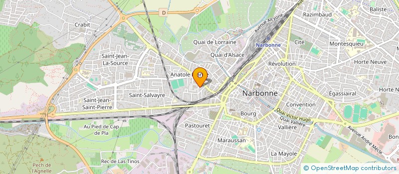 localisation de l'entreprise MOUVEMENT CITOYEN NARBONNAIS  NARBONNE