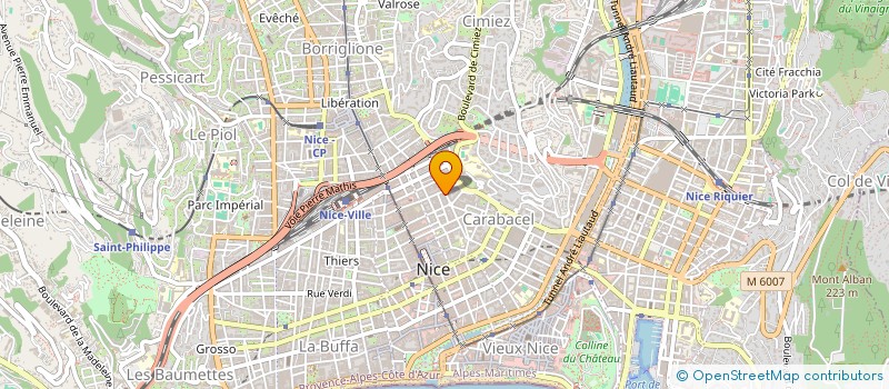 localisation de l'entreprise MOUVEMENT COM à NICE