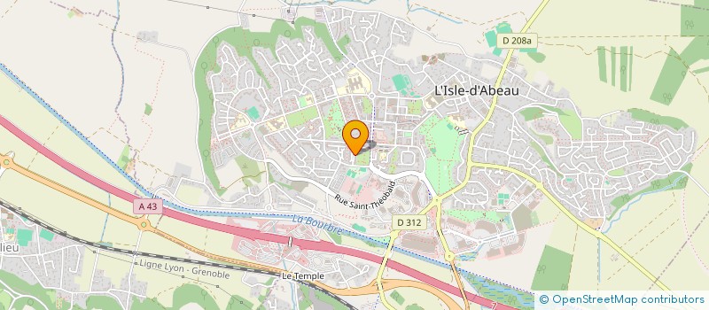 localisation de l'entreprise MOUVEMENT CONTRE LA SEROPHOBIE  L'ISLE-D'ABEAU