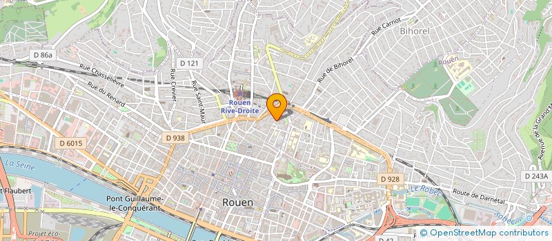 localisation de l'entreprise MOUVEMENT CORNEILLE CTRE INTER P CORNEILLE à ROUEN