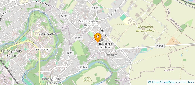 localisation de l'entreprise MOUVEMENT CYCLIQUE  LIMEIL-BREVANNES