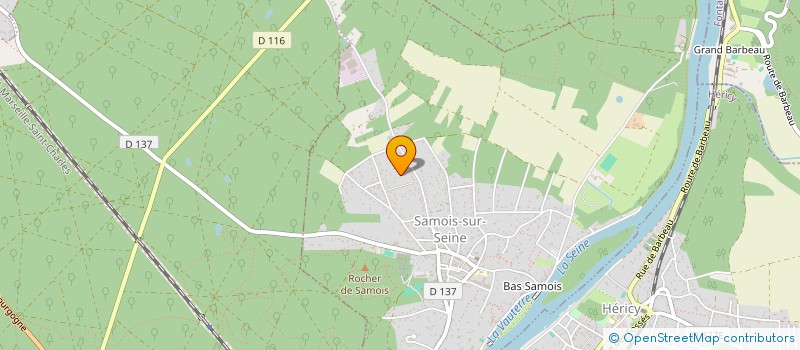 localisation de l'entreprise MOUVEMENT D AIDE ET RESSOURCES SOLIDAIRES  SAMOIS-SUR-SEINE