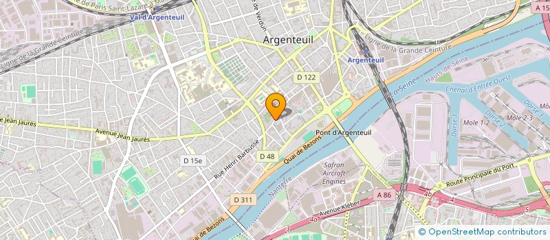 localisation de l'entreprise MOUVEMENT D'AIDE POUR LE DEVELOPPEMENT D'ANKANIFITAHIANA  ARGENTEUIL