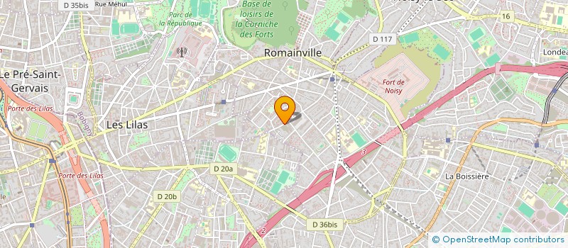 localisation de l'entreprise MOUVEMENT D'INNOVATION CULTUREL SPORTIF ET SOCIAL à ROMAINVILLE