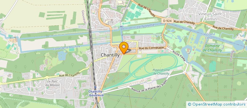 localisation de l'entreprise MOUVEMENT DE SOUTIEN AUX DEFENSEURES DE L'ENVIRONNEMENT  CHANTILLY