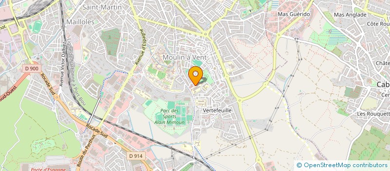 localisation de l'entreprise MOUVEMENT DE VIE  PERPIGNAN