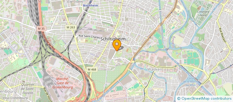 localisation de l'entreprise MOUVEMENT DEMOCRATIE ALSACIENNE à SCHILTIGHEIM