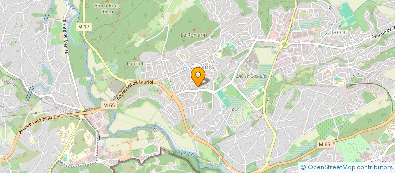 localisation de l'entreprise MOUVEMENT DES CITOYENS  CLAPIERS